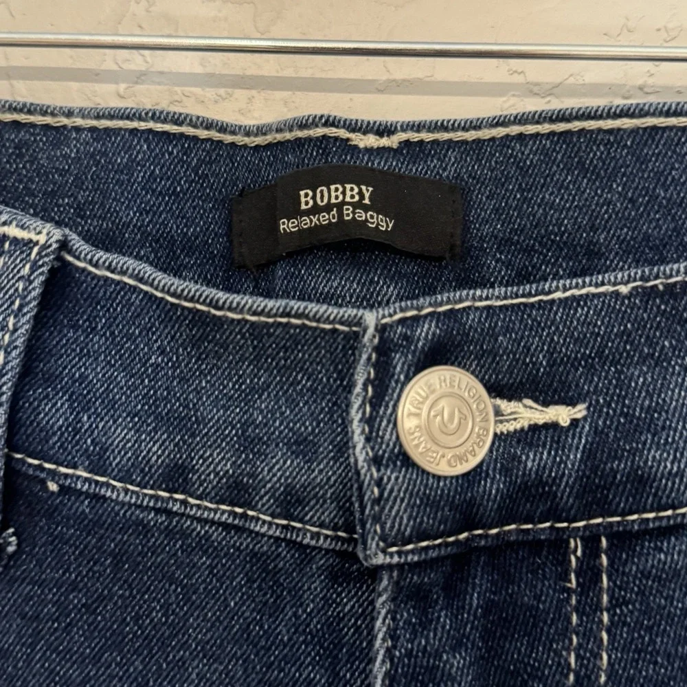 True Religion Jeans Bobby Relaxed Baggy Denim Blue Men Size W32 L32 NWT
